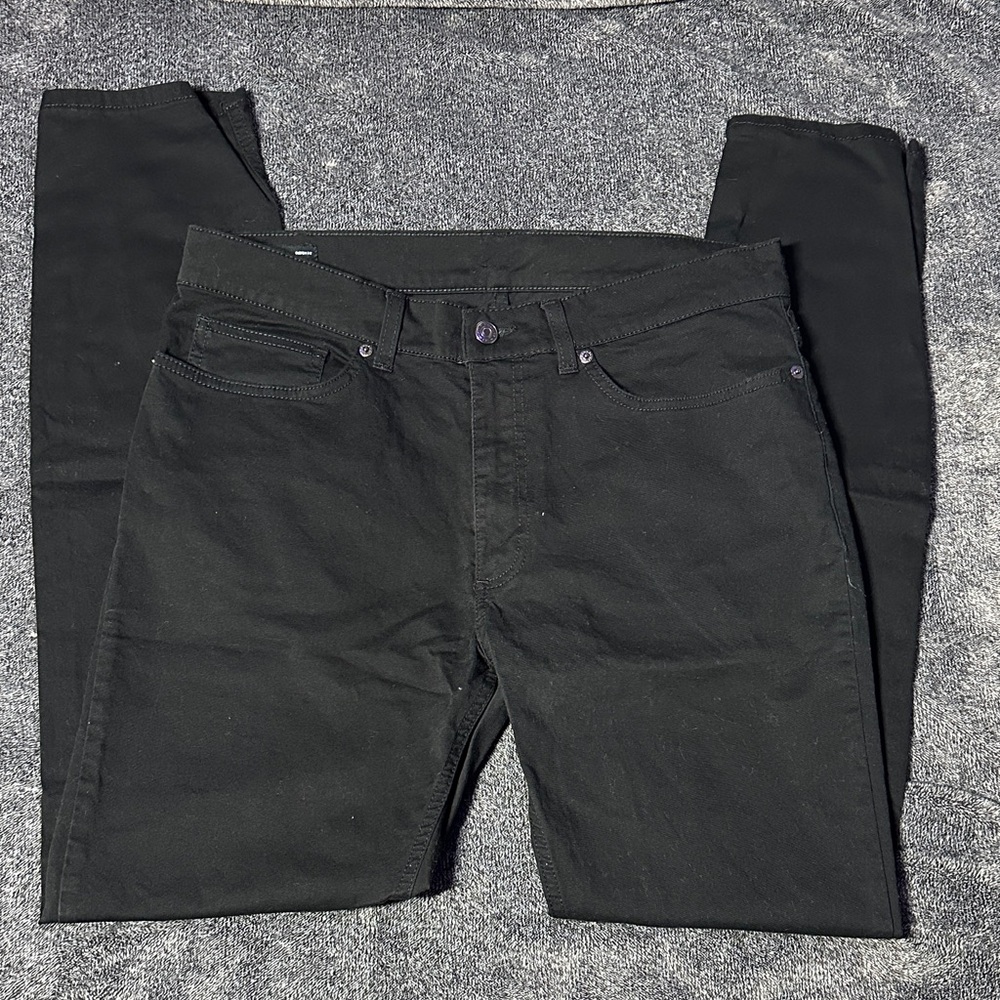 Oakley Men's Jet Black Skinny Jeans